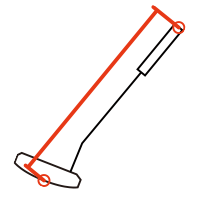 シャフトライ角72度